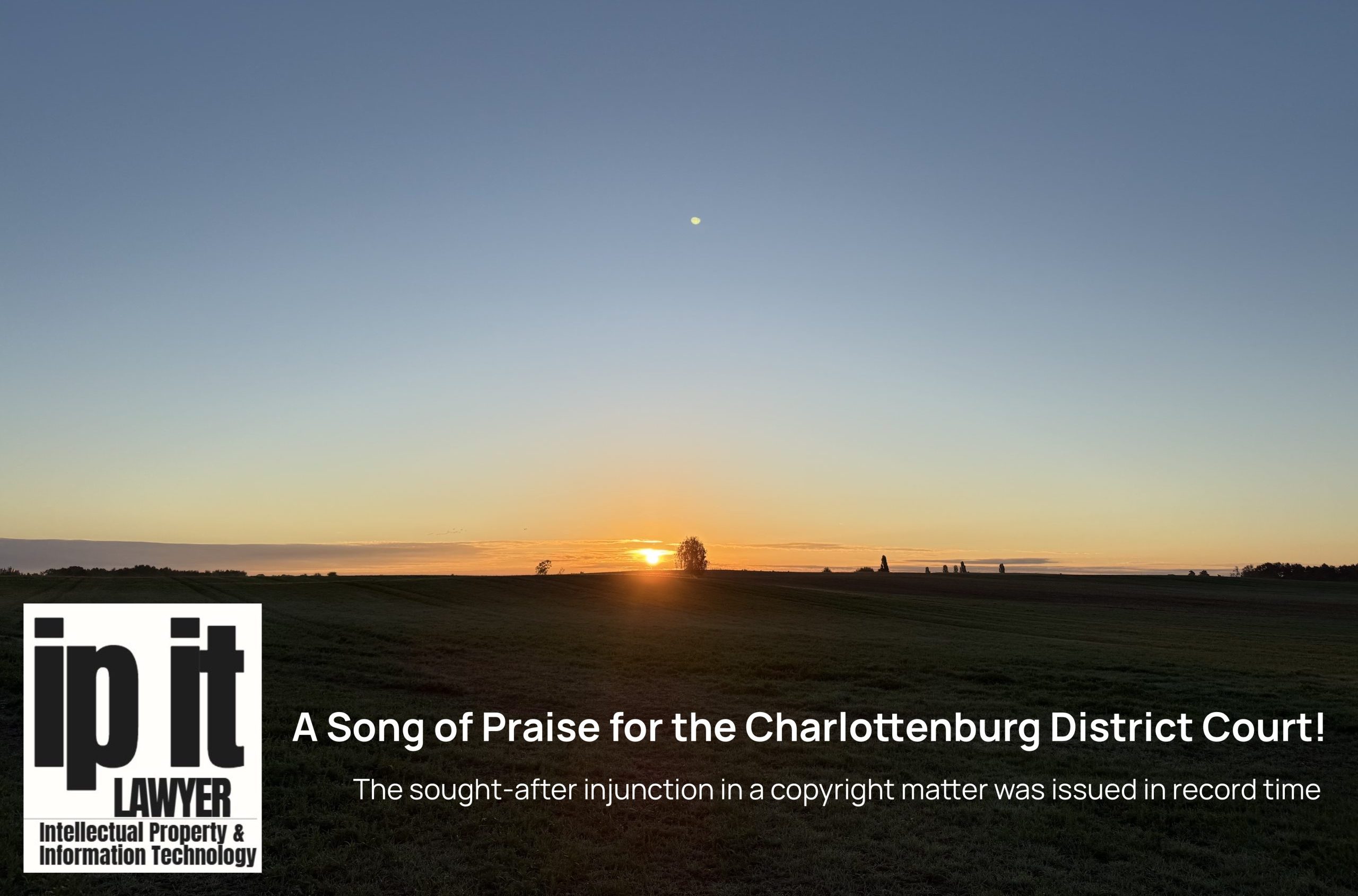 A Song of Praise for the Charlottenburg District Court!