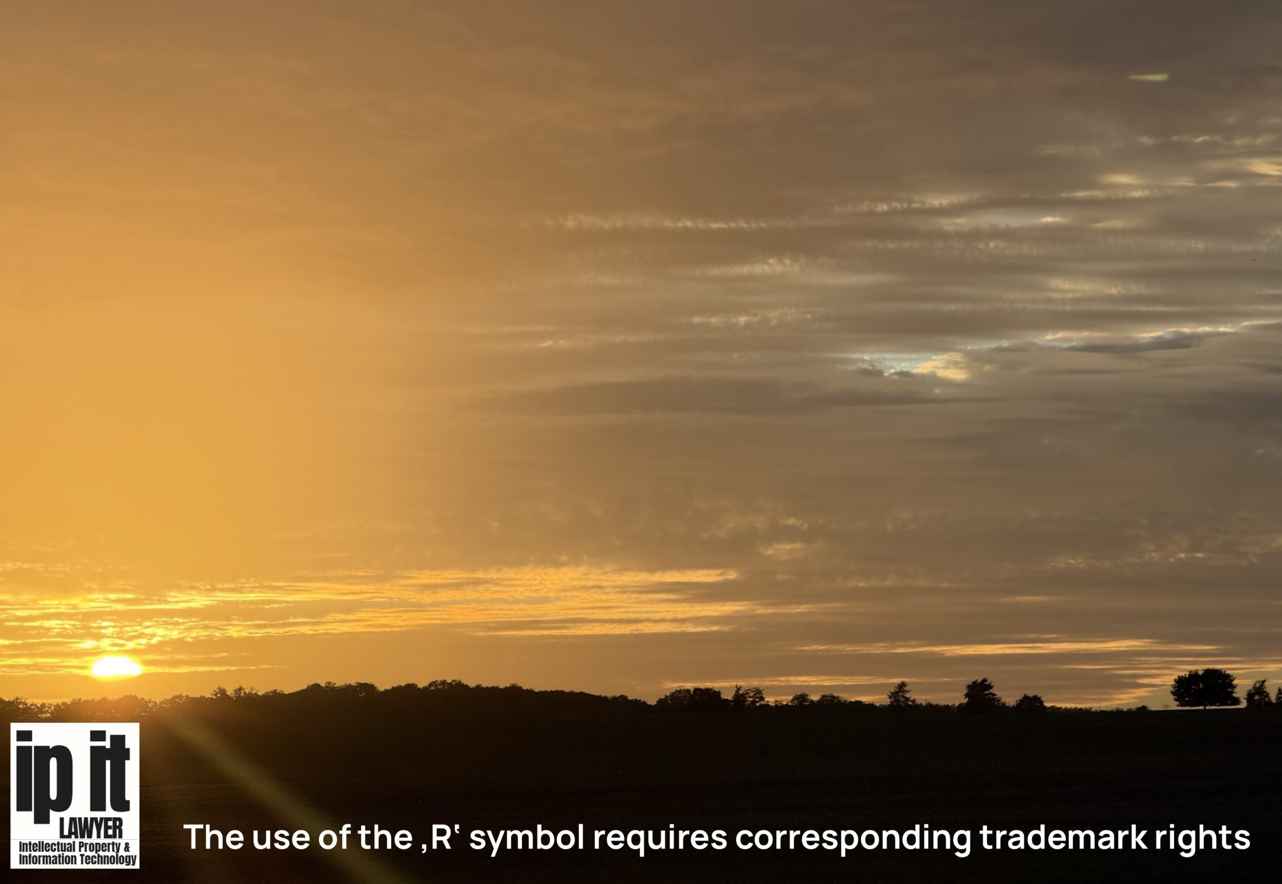 The use of the ‘R’ symbol requires corresponding trademark rights