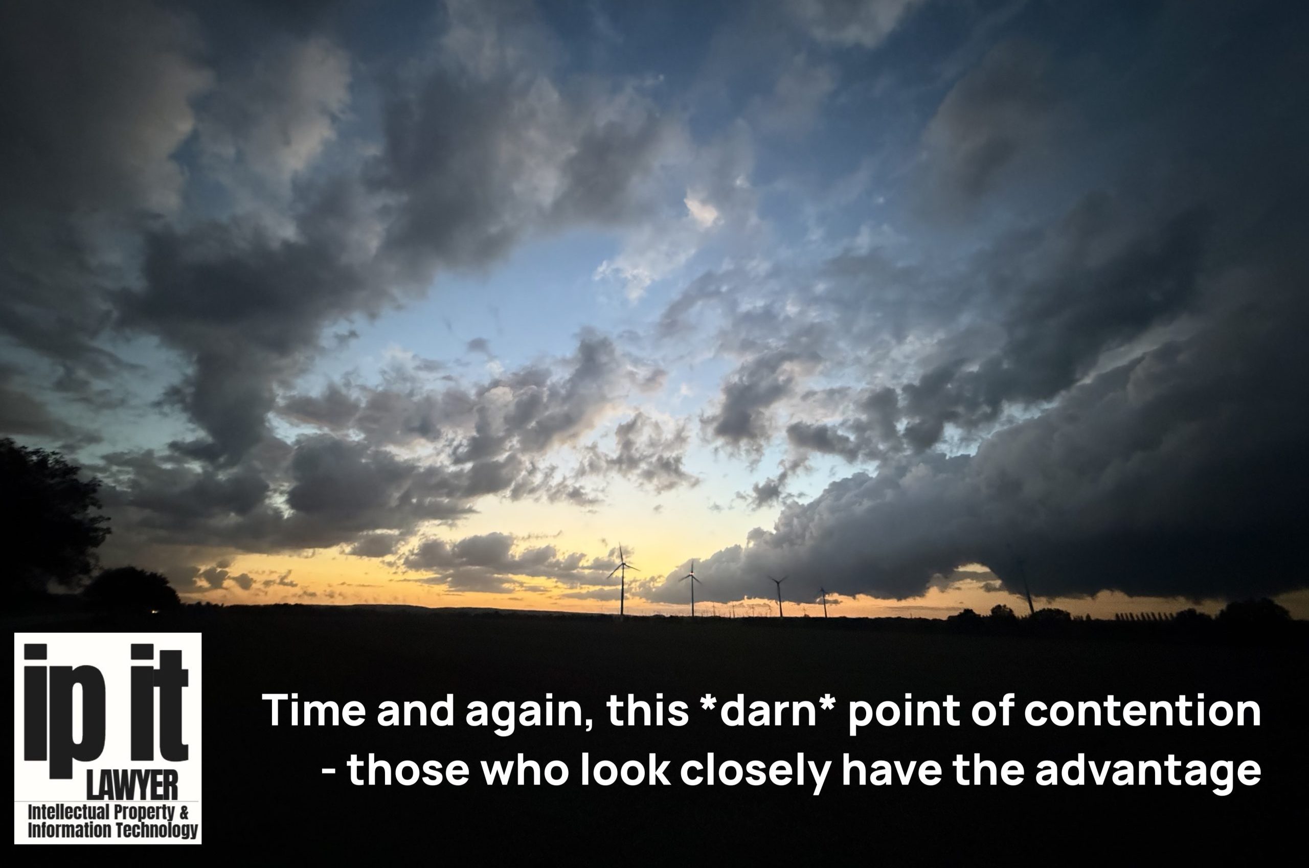 Time and again, this *darn* point of contention